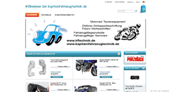 Desktop Screenshot of kapitainfahrzeugtechnik.de