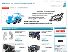 Tablet Screenshot of kapitainfahrzeugtechnik.de
